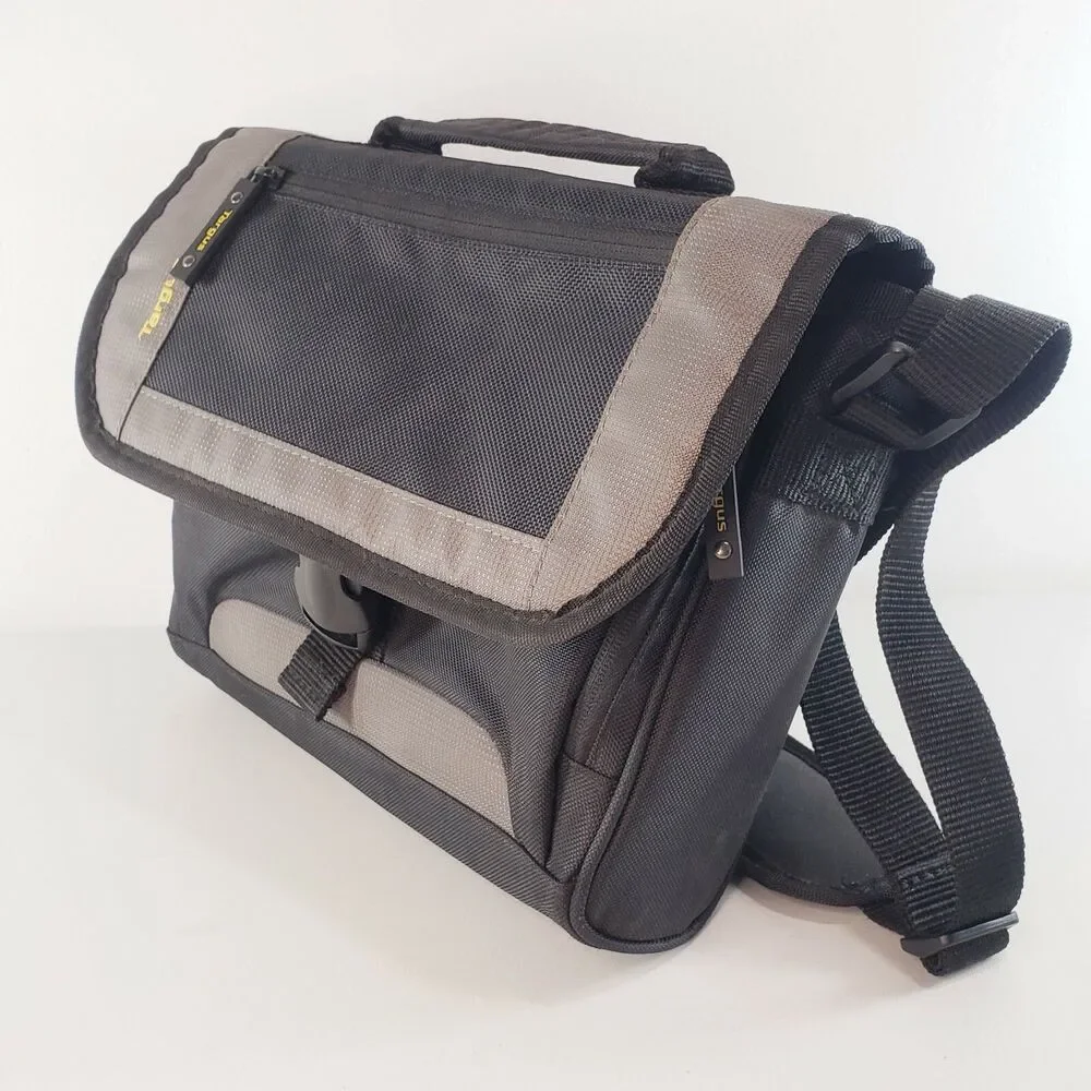 Targus CityGear Mini Messenger Bag iPad Tablets Soft Case Carrier Black Grey